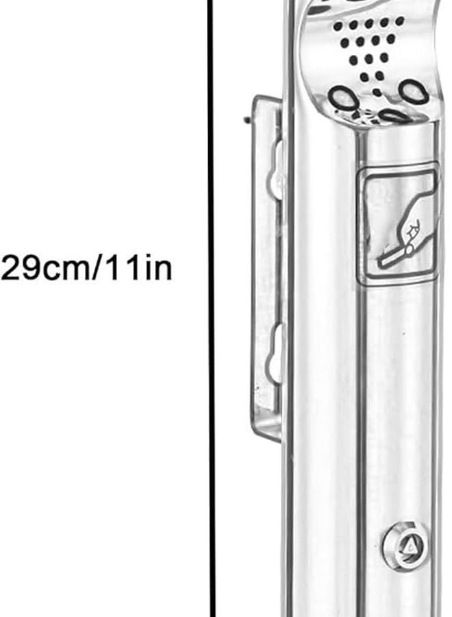 63 Tubes U Shaped Outdoor Wall Mounted Ashtray Metal Cigarette Disposal Receptacle Commercial Durability - Image 4